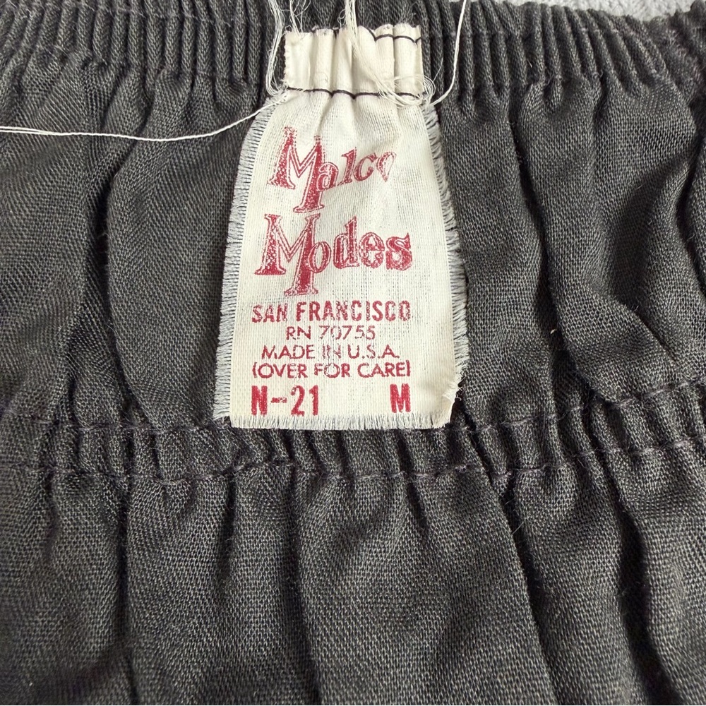 Vintage Black Square Dance Bloomers Malco Modes Size Medium - Picture 3 of 4